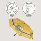 Foldable Umbrella Harry Potter Hufflepuff-2